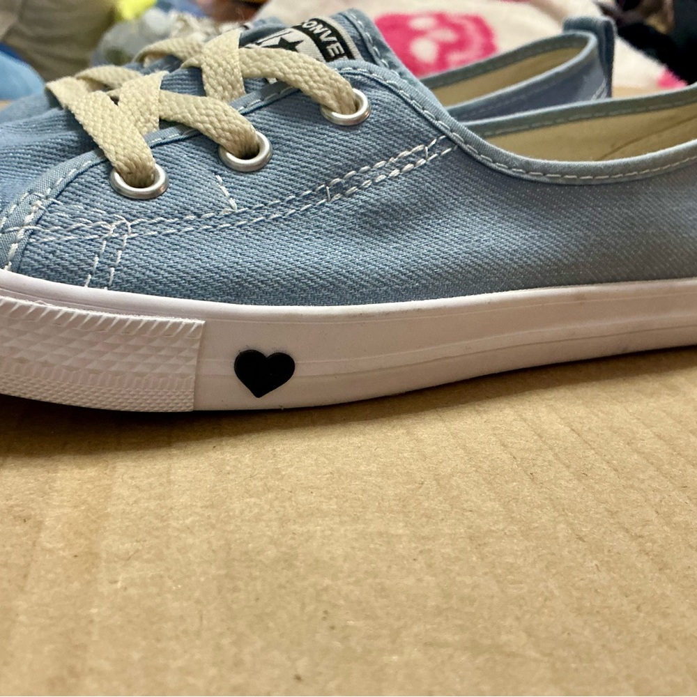 Converse Blue Canvas Sneakers